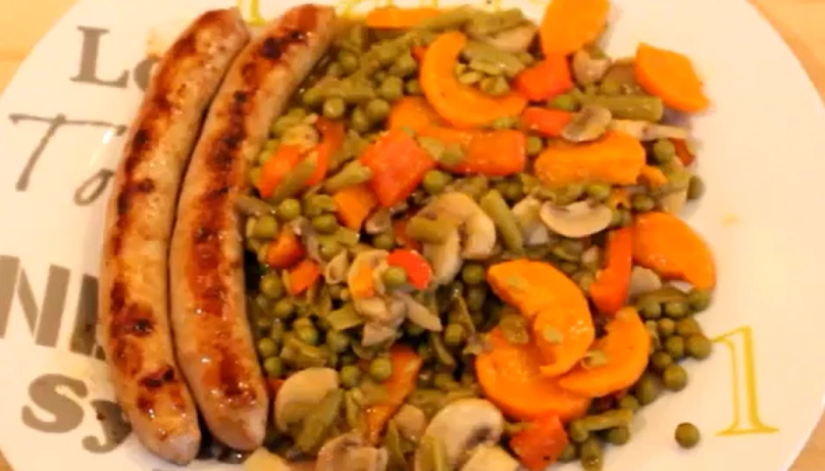 Saucisses ratatouille
