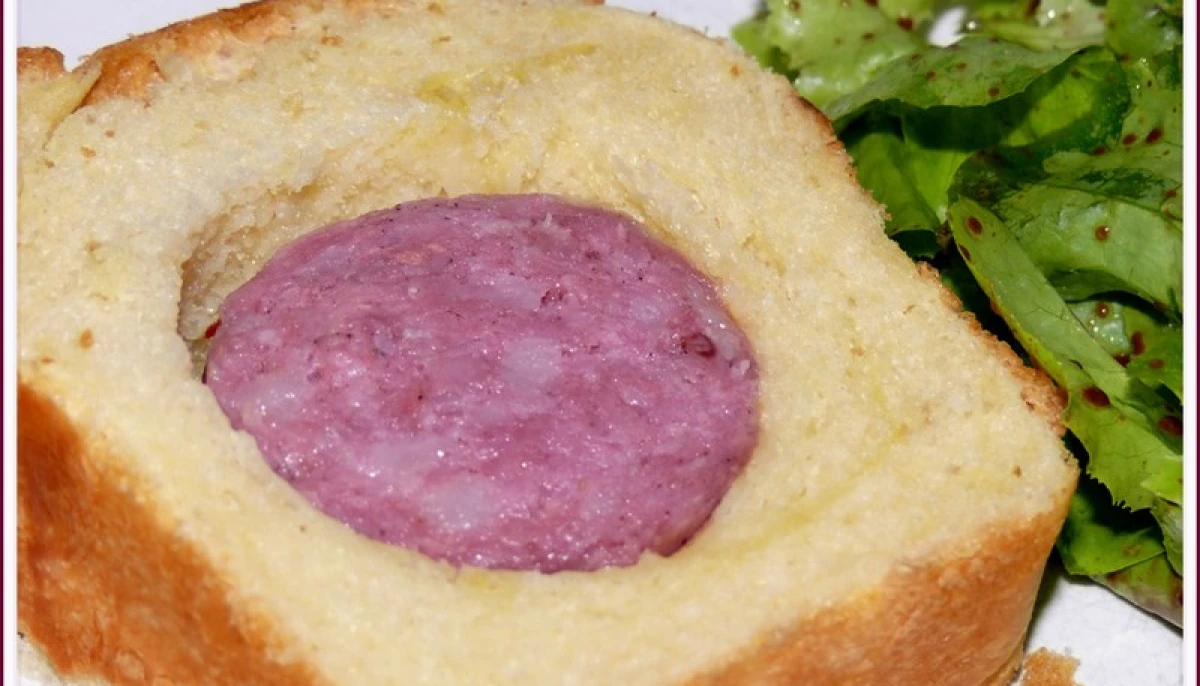 Saucisson brioché rapide et léger