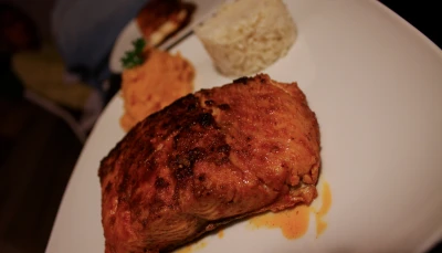 Saumon croustillant rôti au Paprika