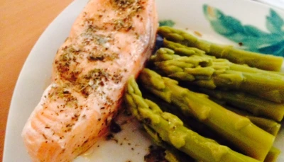 Saumon en papillote au micro-ondes