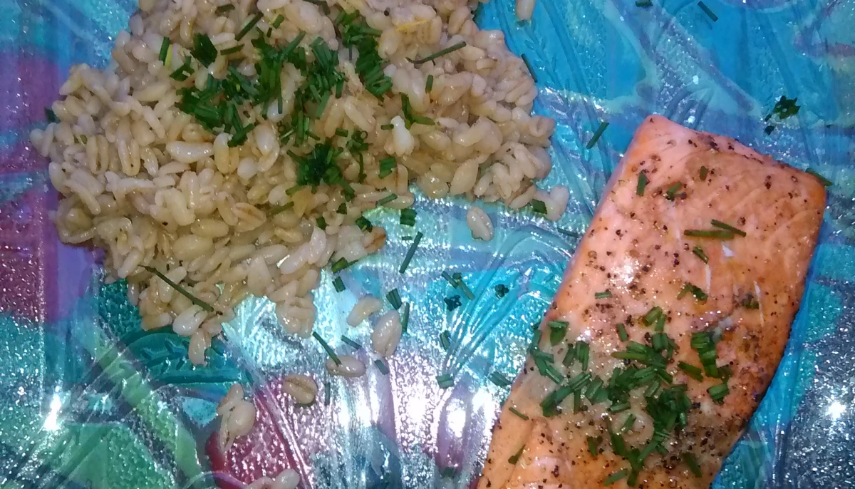 Saumon sauce Vinaigre Balsamique Miel