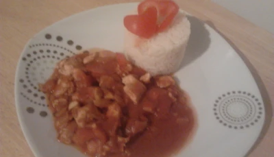 Sauté de dinde au massalé