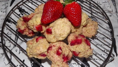 Scones à la fraise