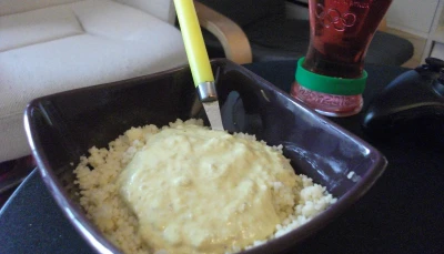 Semoule au thon et à la crème