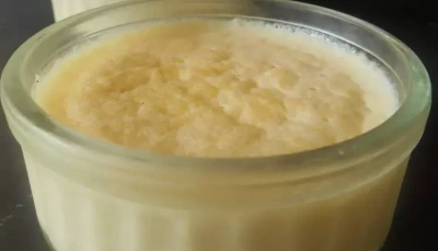 Semoule aux lait avec raisins