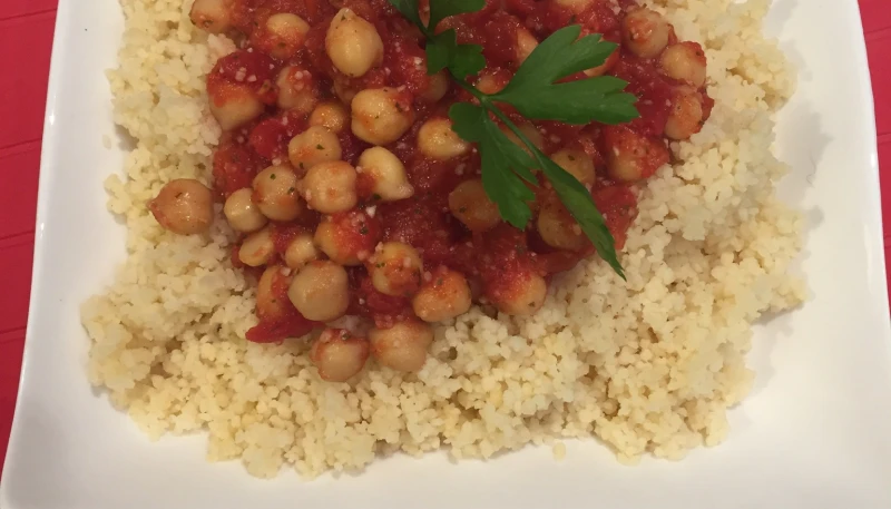 Semoule aux pois chiche