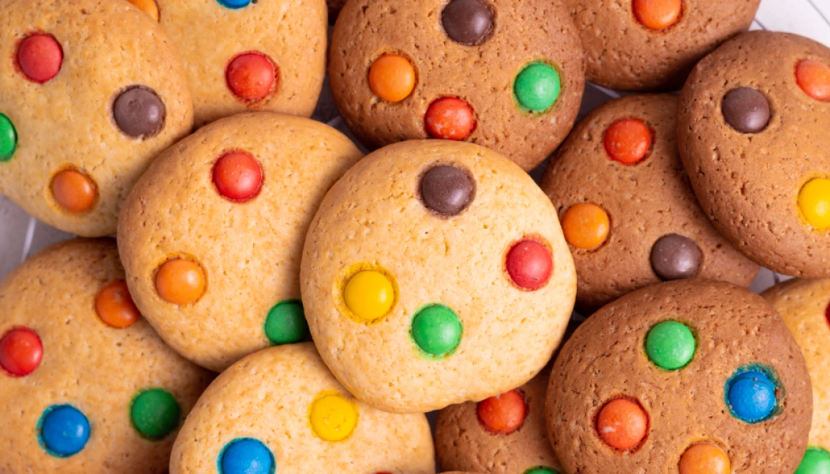 Smarties cookies