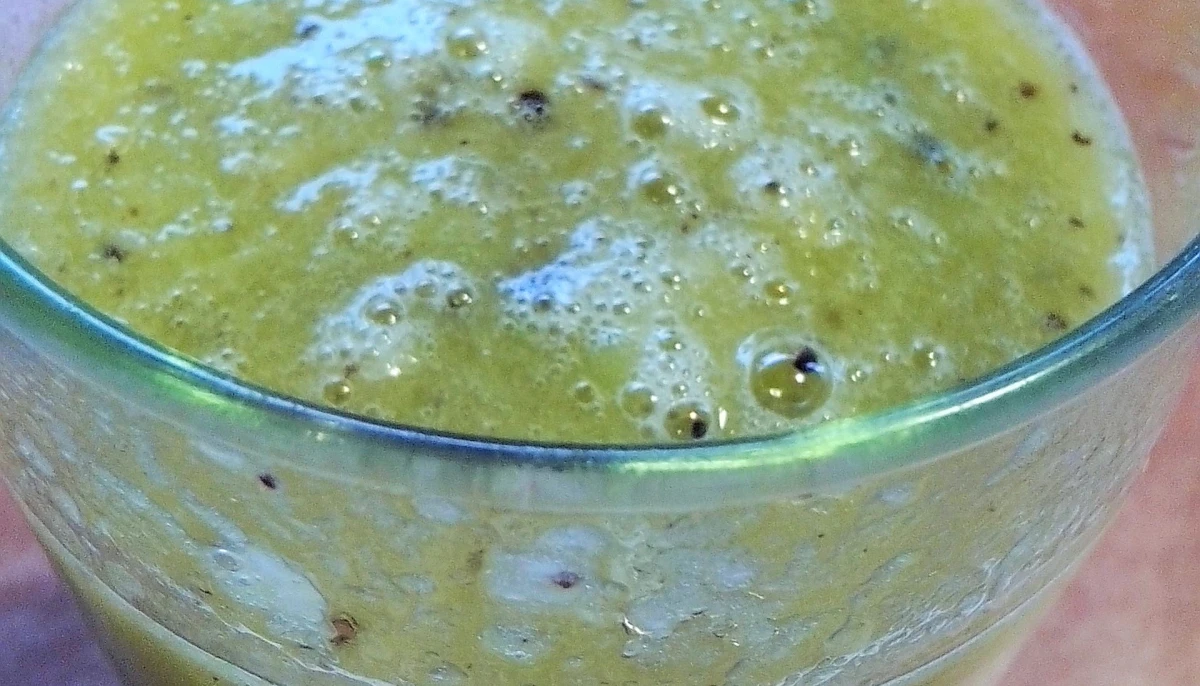 Smoothie d'hiver (kiwi orange banane)