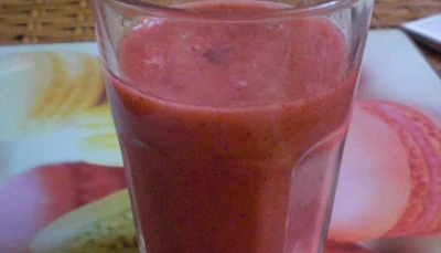Smoothie kiwi framboise