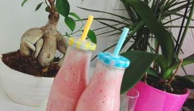 Smoothies Fraise Banane Coco