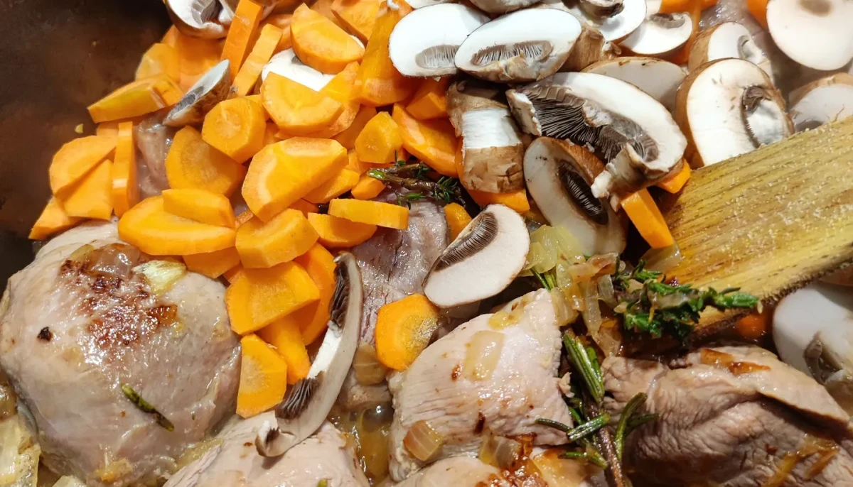 Sot-l'y-laisse carottes champignons