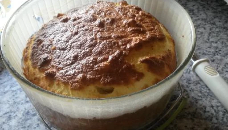 Soufflé au saumon fumé et au bleu d'auvergne