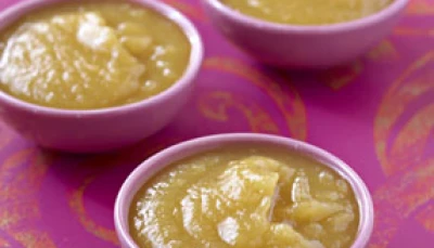 Soupe à la citrouille et aux pommes