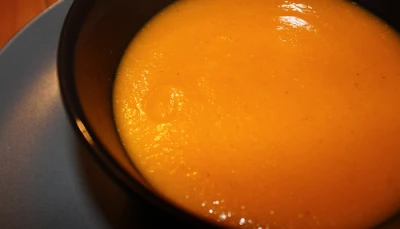 Soupe de carottes et potiron au curry