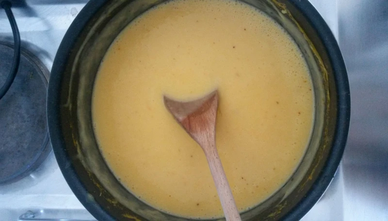 Soupe de courge et de pommes de terre