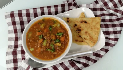 Soupe de lentilles