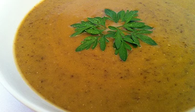 Soupe de lentilles au cumin
