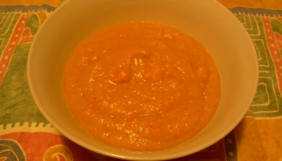 Soupe de lentilles corail