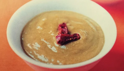 Soupe de pois cassés au lard