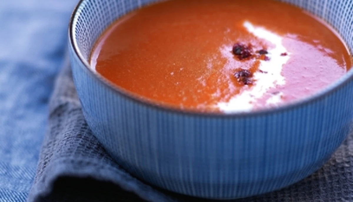 soupe de poivrons rouges