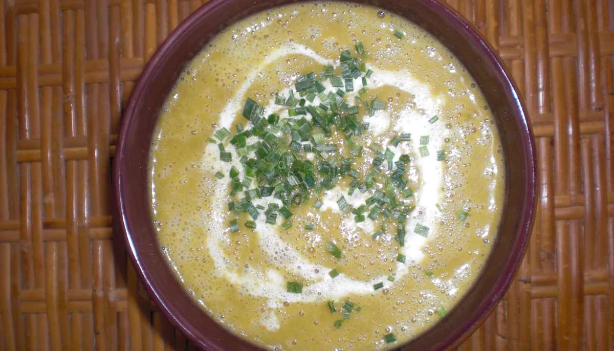 Soupe express aux légumes