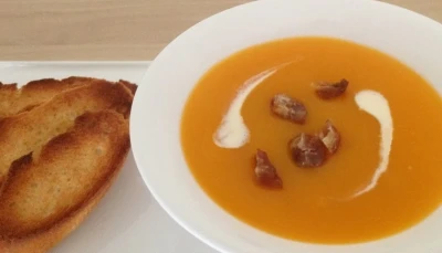 Soupe onctueuse de butternut