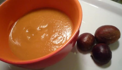Soupe potiron châtaignes
