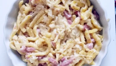 Spaezle façon flammekueche