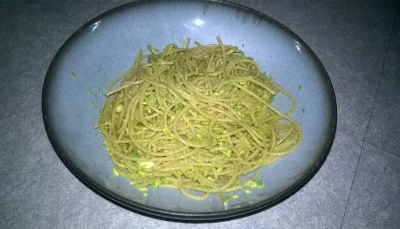 Spaghetti à l'avocat