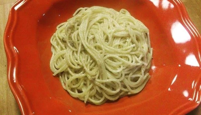 Spaghettis aux anchois
