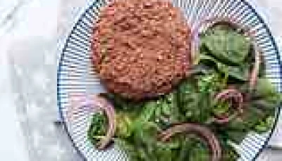 steak végetarien aux haricots rouges