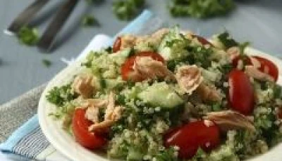 Taboulé de quinoa au saumon
