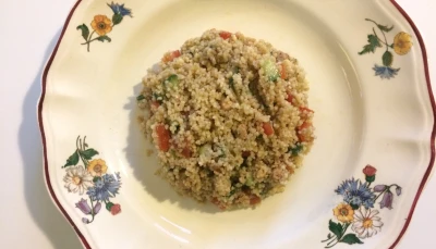 Taboulé poulet avocat