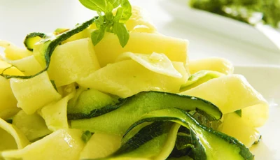 Tagliatelles aux courgettes