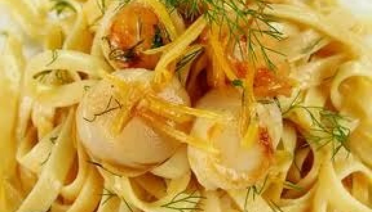 Tagliatelles aux Saint-Jacques