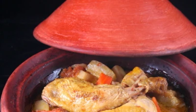 tajine de poulet aux fruits secs
