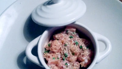 Tartare de saumon