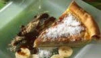 Tarte à la banane et vergeoise