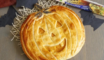 Tarte à la citrouille et jambon