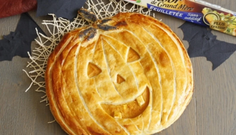 Tarte à la citrouille et jambon