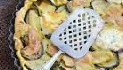 tarte à la courgette et au pesto