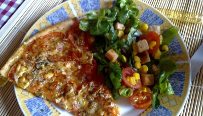 Tarte a la tomate & au chèvre