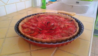 Tarte à la tomate (façon provençale)
