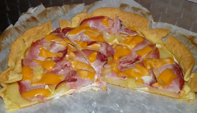 Tarte au Bacon et Cheddar