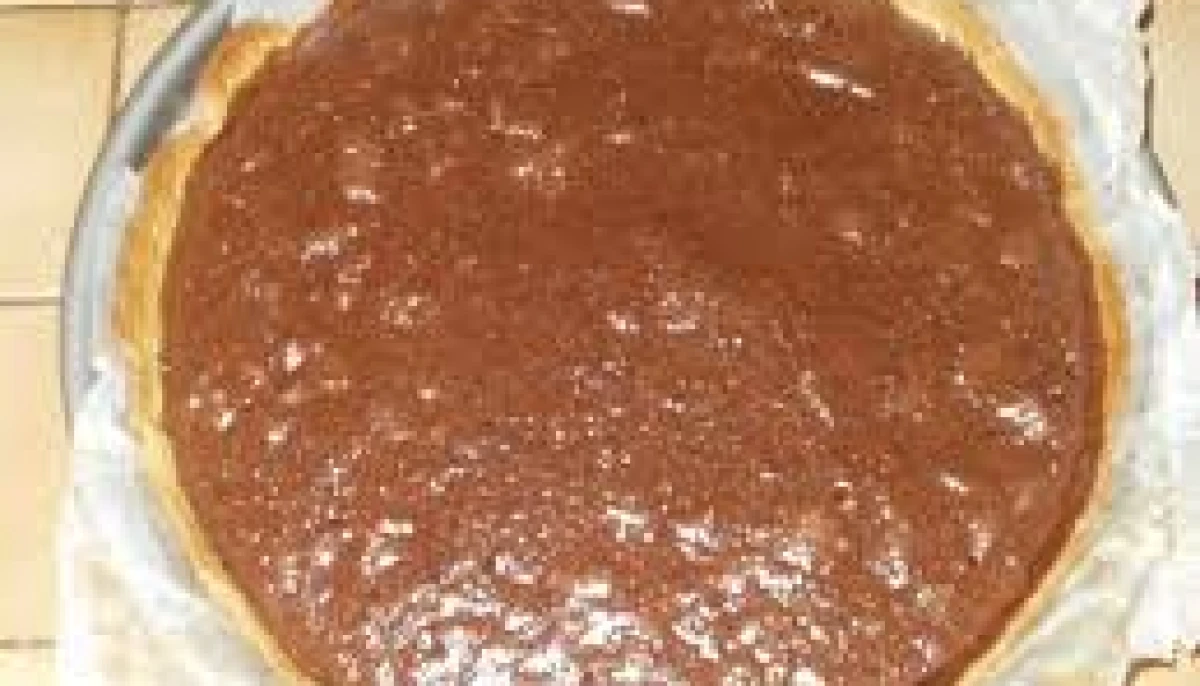 tarte au chocolat et noix