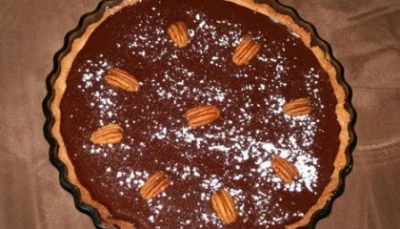 Tarte au chocolat et noix de pécan 100% gourmande