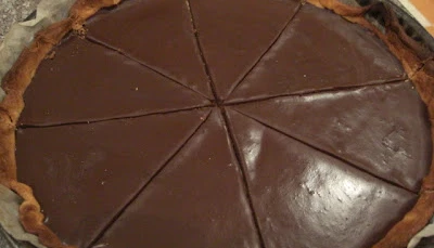 Tarte au chocolat express