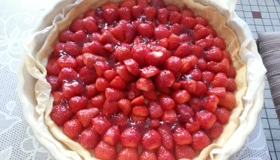 Tarte aux fraises