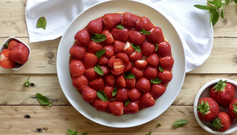 Tarte aux fraises