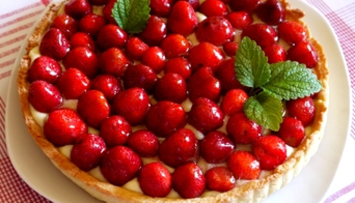 Tarte aux fraises et crème pâtissière